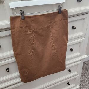 The Limited toffee color pencil skirt 6